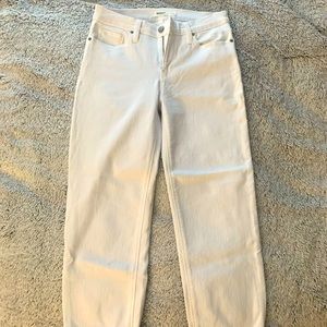 Hudson White Denim